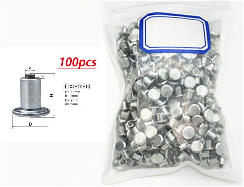 100 Pcs Winter Tire Studs Screws  Installation Pneumatic Nail Air Gun Tool Kit