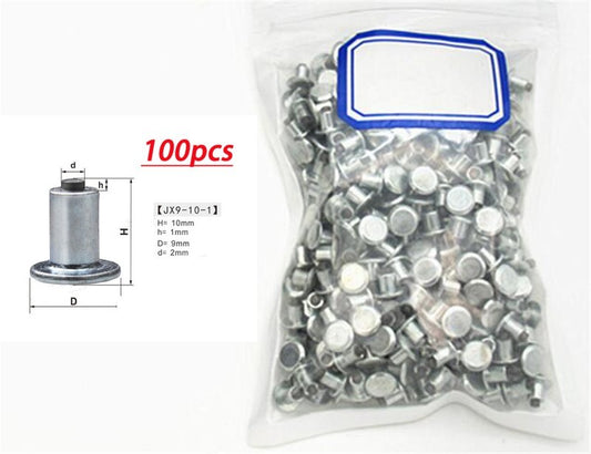 100 Pcs Winter Tire Studs Screws  Installation Pneumatic Nail Air Gun Tool Kit