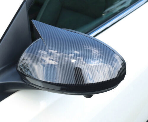 Replace for Nissan Sentra Sylphy 2020-23 Carbon ABS Rear View Mirror Cover Trim