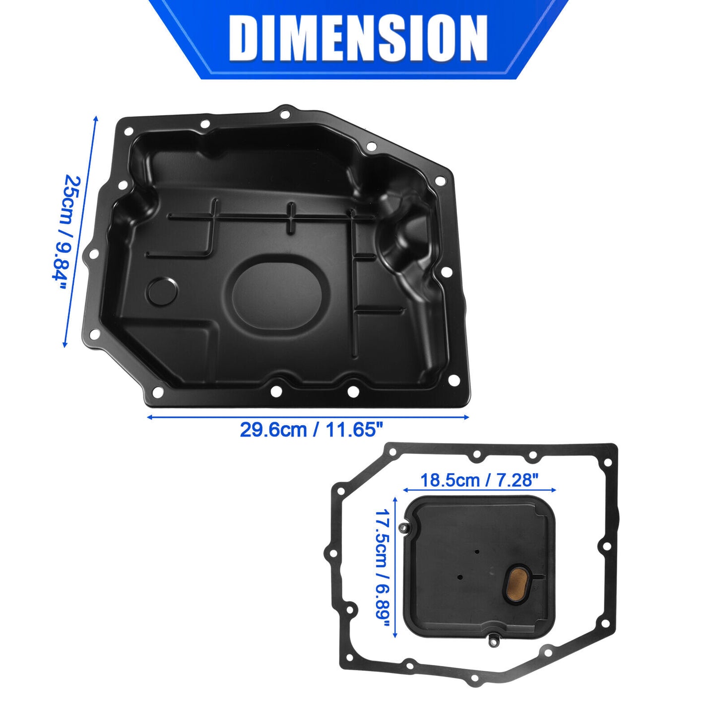 Oil Pan with Transmission Filter and Gasket for Chrysler 300 for Dodge Challenge
