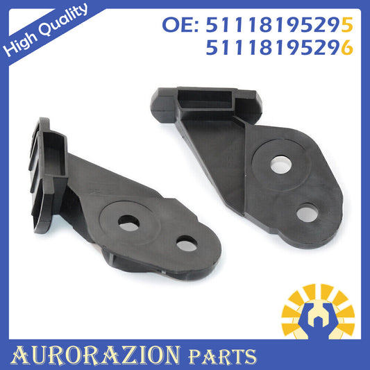 A pair of front bumper brackets with ABS LH right-hand grip for 3 E46, 1999-06, new. 51118195296- n