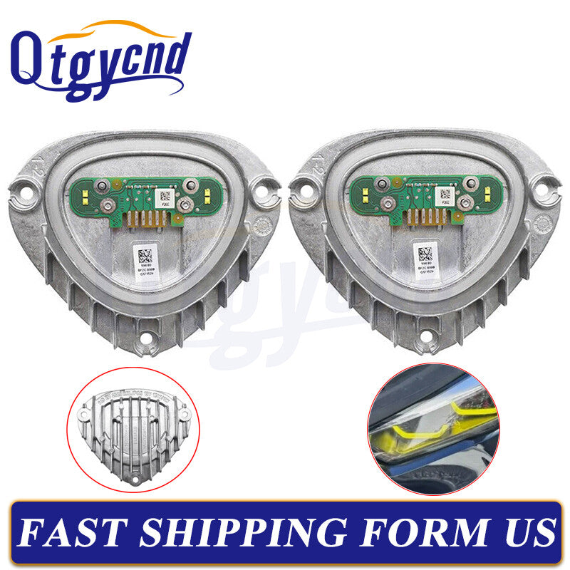 Yellow Daytime Running Light DRL LED boards for BMW X5 X6 X5M X6M 2019-2022