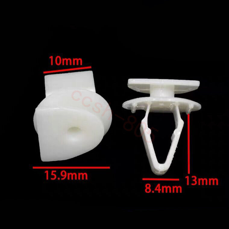 10 Pcs Car Windscreen Cowl Panel Trim Retainer Clips for Honda Crv