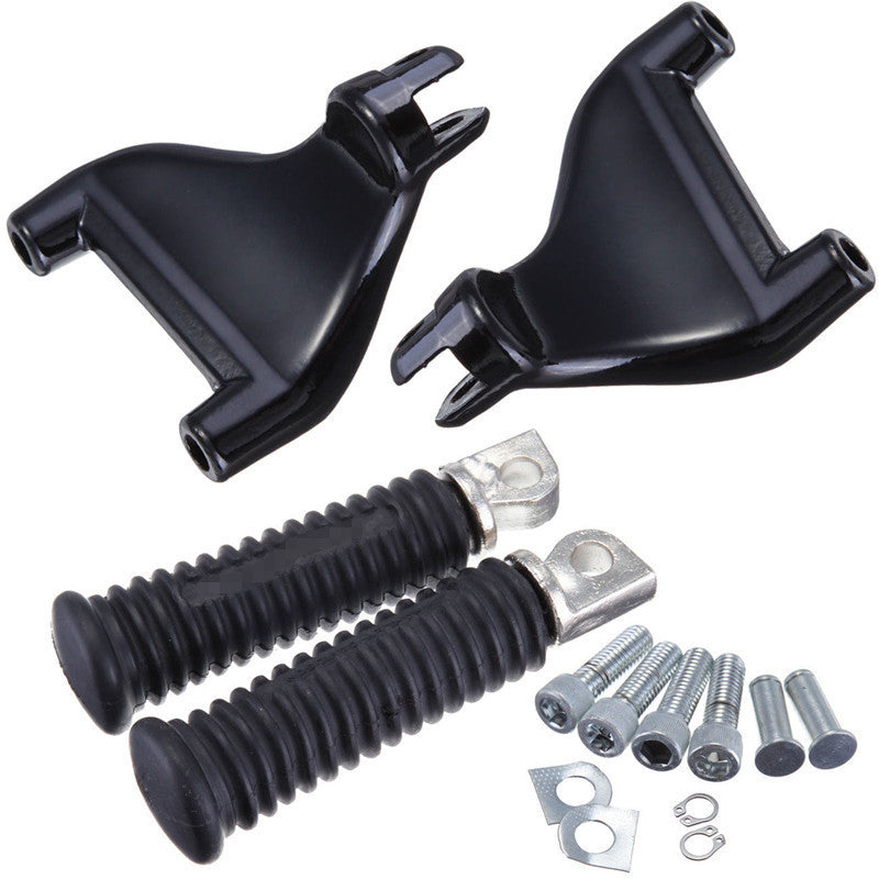 Passenger Rear Foot Pegs Footpegs Mount for Harley 1200 XL Sportster 2004-2013 Q