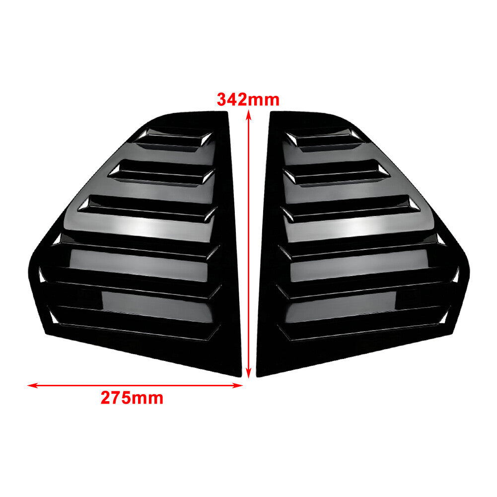 Rear Window Side Vent Shutter Louver Cover Trim for VW for Golf 8 MK8 2020-2022 Pair