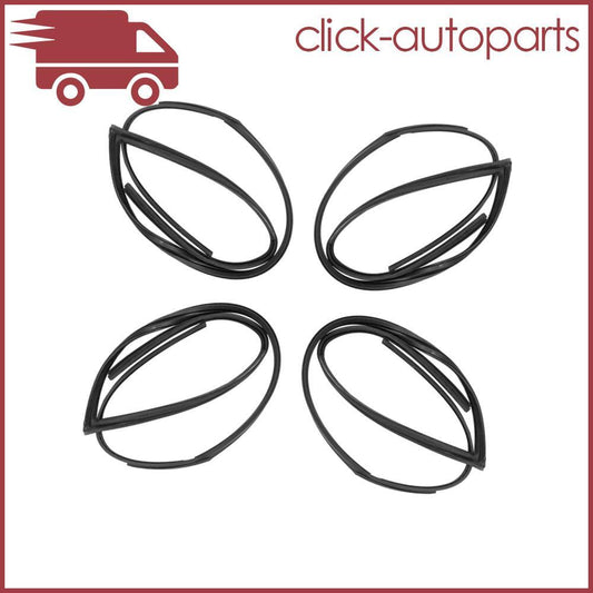 4Pcs Fit For 2003-2007 for Honda for Accord Window Run Channel Molding Glass Guide Seal