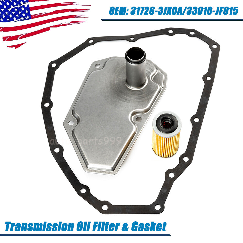 3-Piece Transmission Oil Filter with Disc Gasket for 2012-2019 SENTRA VERSA n