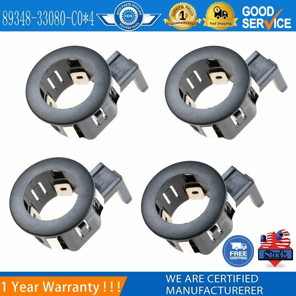 4-pack of PDC parking assist sensor holders for Toyota Tenderloin 2007-2013 (89348-33080)