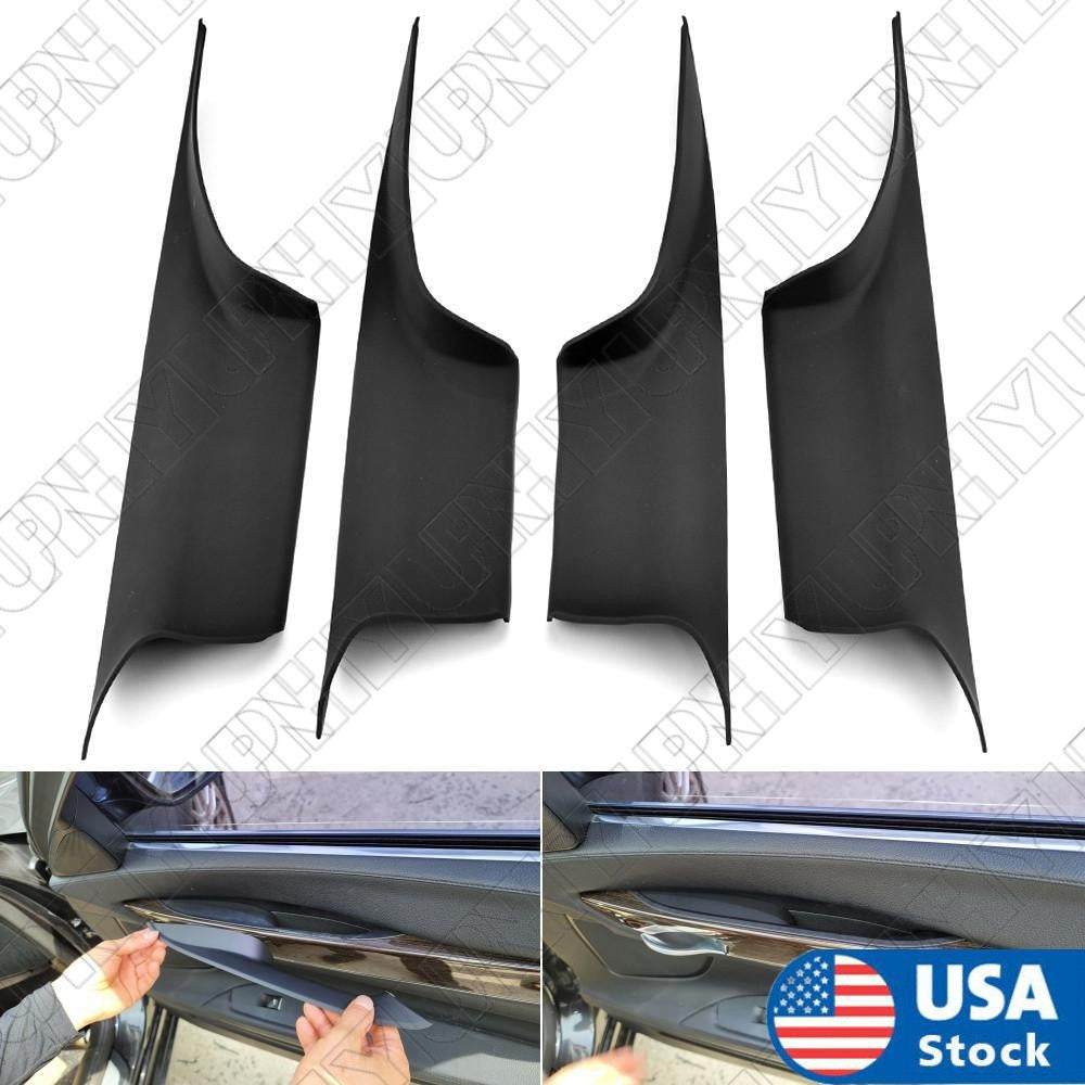 4 x Door Pull Handle Cover for BMW 7 F01 F02 2008-2015 51429151212 51429151211 Q
