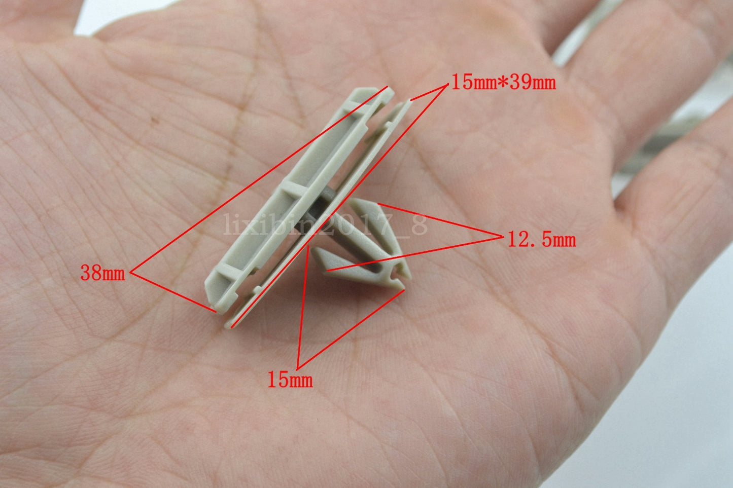 10¡Á Gray Fender Flare Molding Rocker Clips for Jeep Liberty for Wrangler for Chrysler