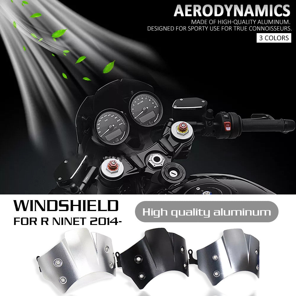 Headlight Fairing Windshield Windscreen Wind Deflector for BMW R NineT R9T 14-23