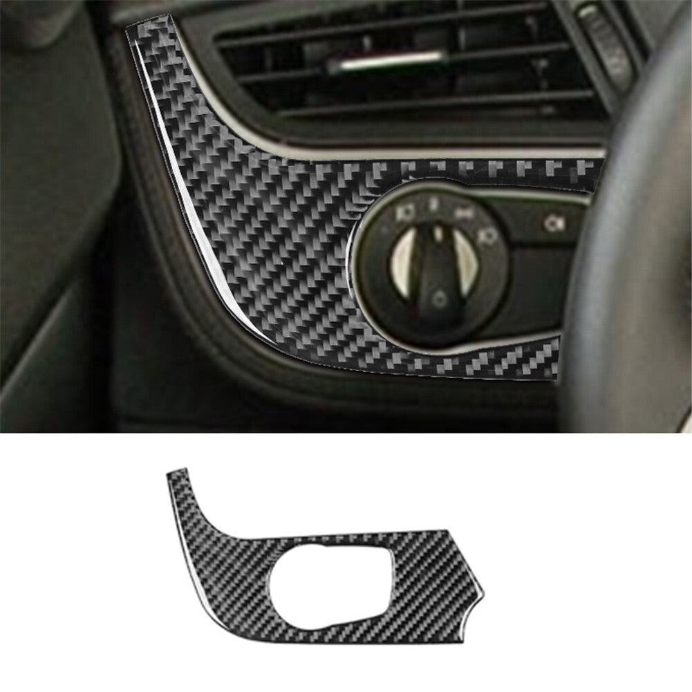 Red Carbon Fiber Front Window Switch Panel Cover for Subaru Forester 2005-2008 v