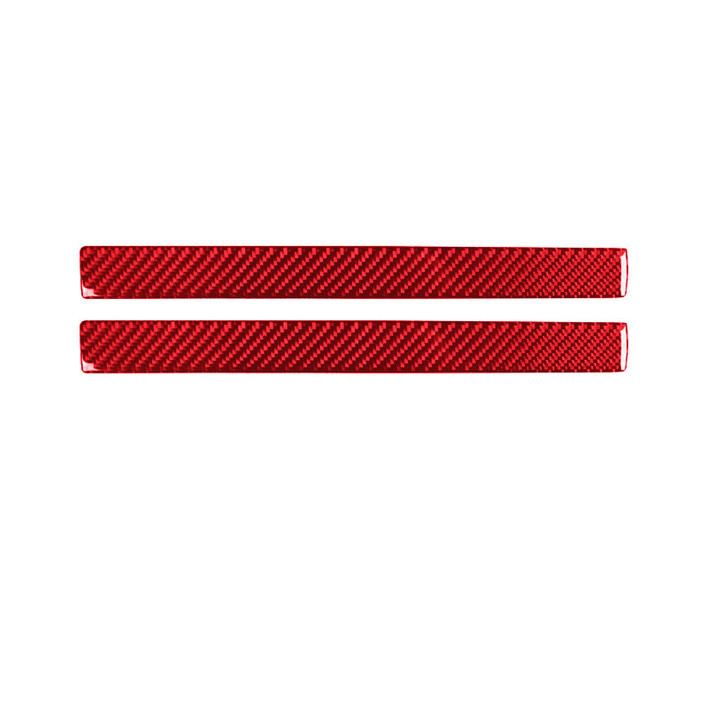 Carbon fiber red door and window cover trim  for ford  for Mustang Mach-E Model B
