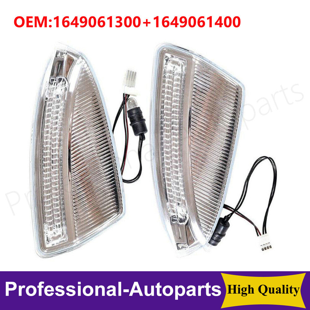 1Pair LR Door Mirror Turn Signal Lamps for Mercedes-Benz Ml500 Ml350 Ml63