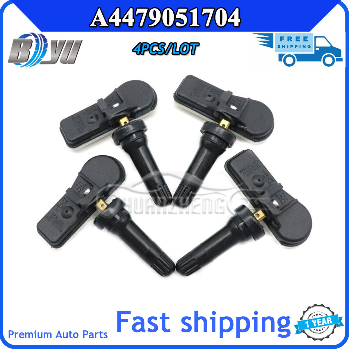4 TPMS tire pressure sensors A4479051704 for Vario V-Class 433MHz v