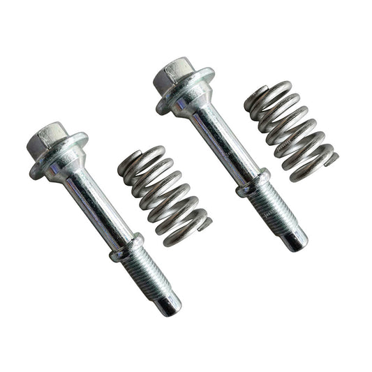 2Set Front Downpipe car  Bolts Springs Kit for Mitsubishi Lancer 2008-2015 Q