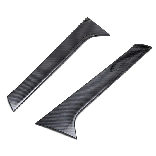For 2018-2022 Q5/SQ5 Carbon Fiber Rear Window Spoiler Side Wing Trim Cover Black n