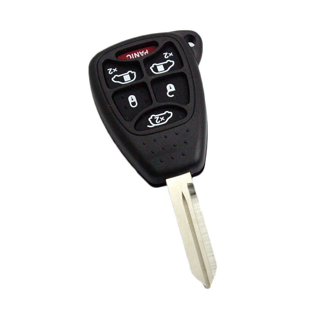 6 BTN  Blank Blade Replace Remote Key Shell Case Fob for Chrysler for Dodge for Jeep Q