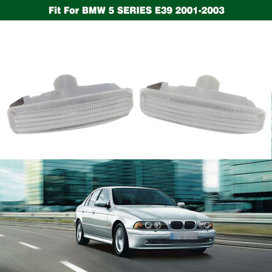1Pair L+R Fender Side Marker Light Signal Lamps for BMW 5SERIES E39 2001-2003