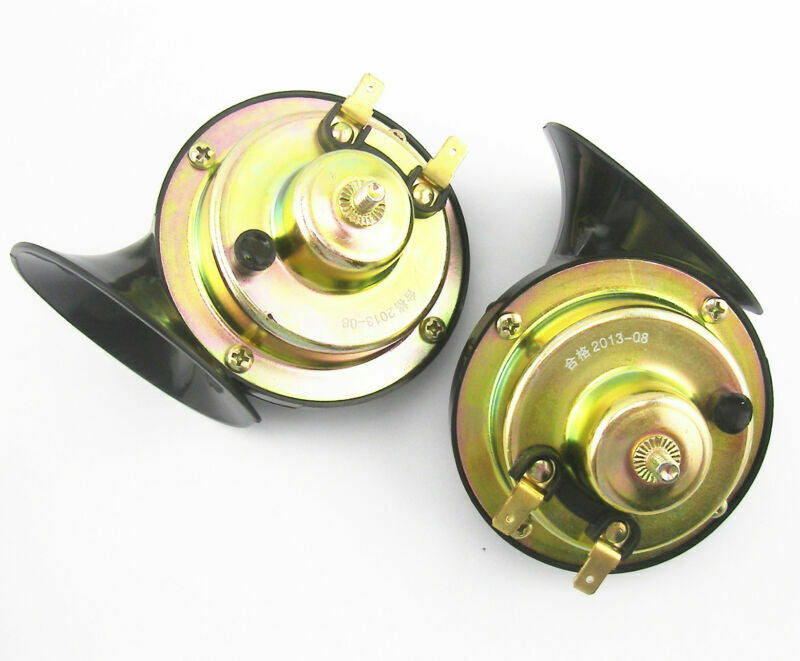 2¡Á 48W Loud Dual-tone Electric Snail Horns 12V Car Truck Motorcycle Universal US