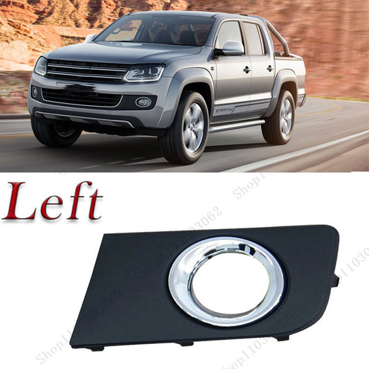 Left fog light bezel for Volkswagen Amarok 2010-2016 car fog light trim cover.
