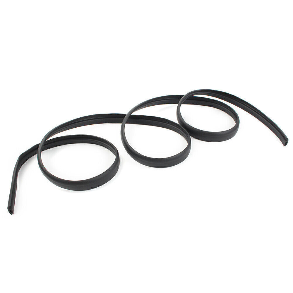 Auto Seal Under Front Windshield Panel Sealed Trim Moulding Strip Rubber Black Q