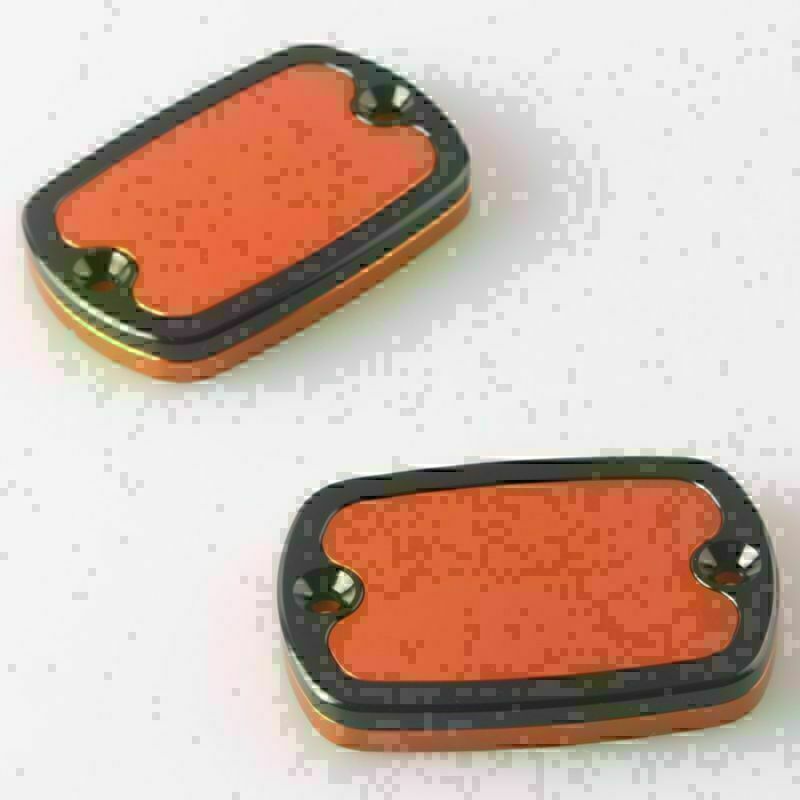 Brake Fluid Tank Cap Fit for Yamaha T-Max 500 2004-2011 & T-Max 530 2012-2014 Orange Q