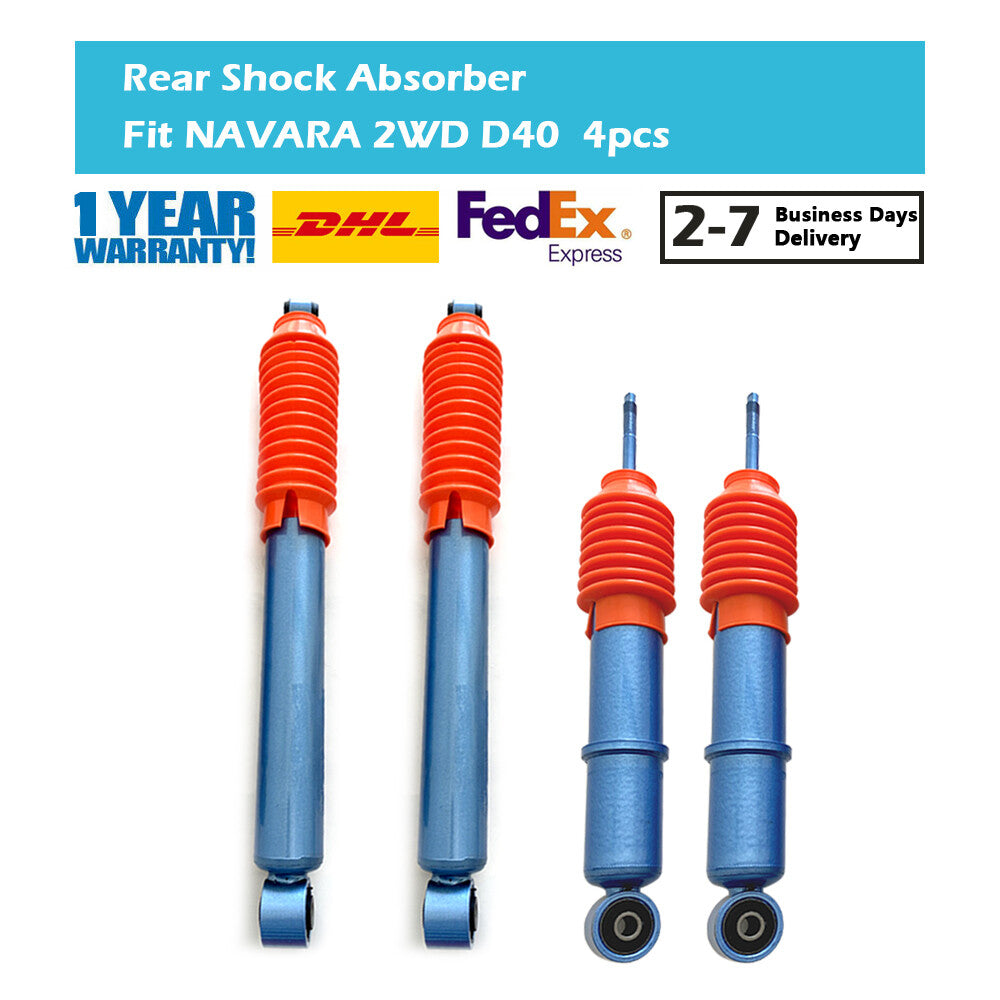for NISSAN NAVARA 4WD D40 Front and Rear High Performance Shock Absorber 4pcs
