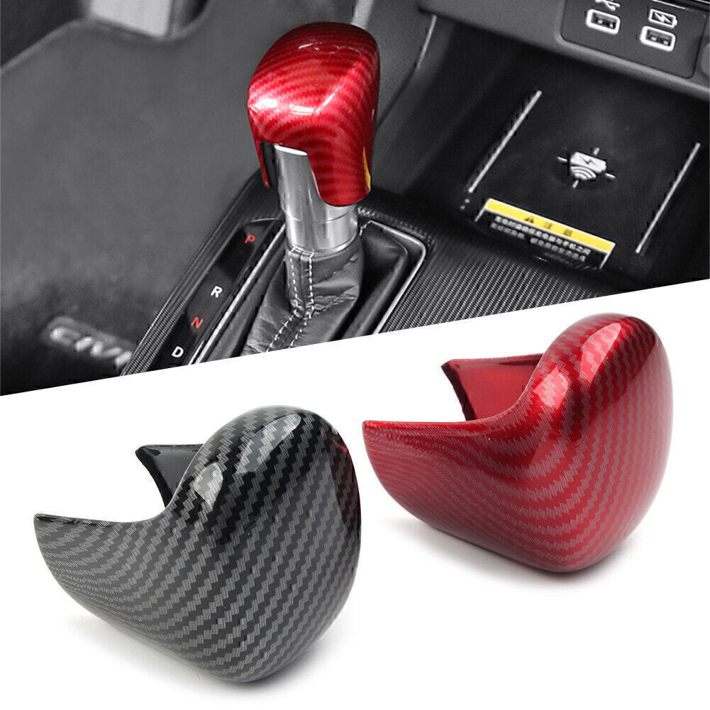 Interior Gear Shift Knob Head Trim Cover Fit for Honda for Civic 11th 2022 Up Black/Red