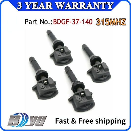 4 TPMS tire pressure sensors for 2019 and 2020 for MAZDA 3 and 2020 for MAZDA 6 CX-30 models. v
