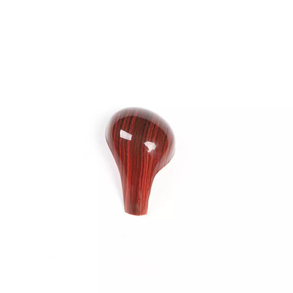 for Audi A6 2008-2011 Peach Wood Grain Middle Console Gear Shift Knob Cover Trim