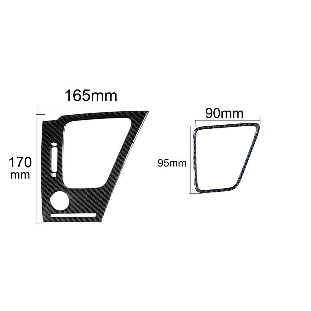 6Carbon Fiber Interior Air Vent Outlet Trim Cover for Honda for Civic 2013-2015 New n