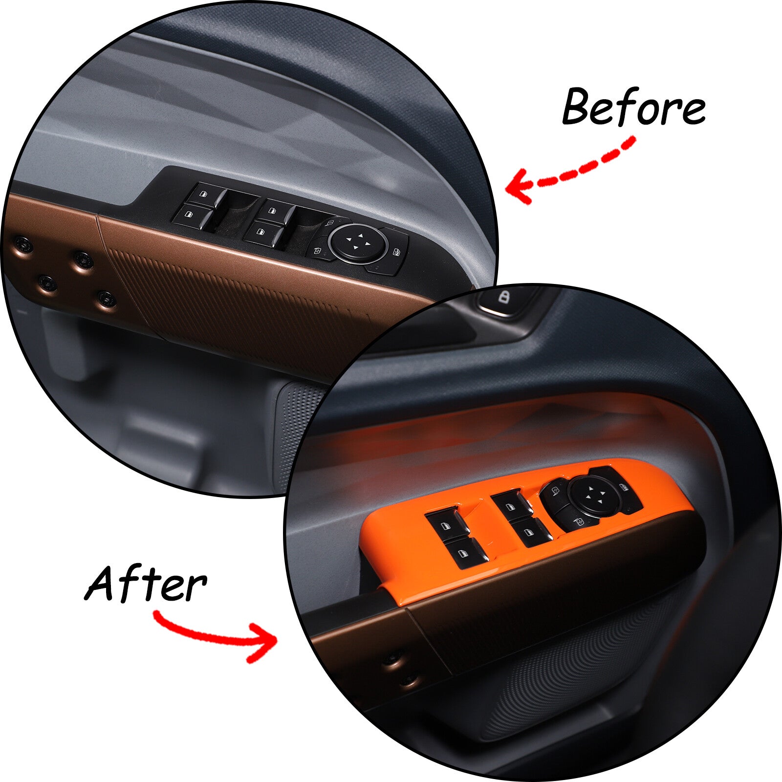 2-Pack Black Stainless Steel Tail Light Cage Cover for Hummer H3 SUV- v
