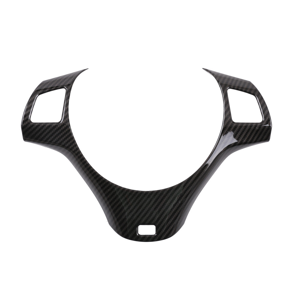 Carbon fiber style steering wheel cover for E90, E92, E93, 335i, 325i, and 330i. n
