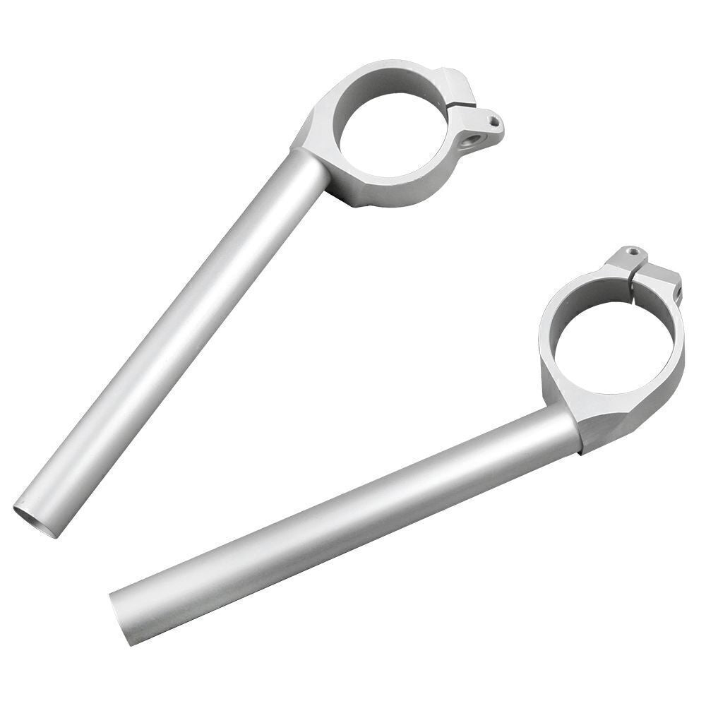 for Yamaha YZF R6 2006 2007-2010 Silver Moto Billet Handlebar Handle Bar Clip Q