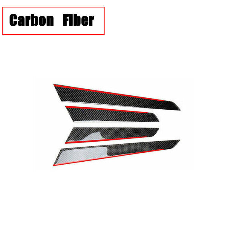 Carbon fiber interior door panel cover decorative sticker for W204 2007-2013 n