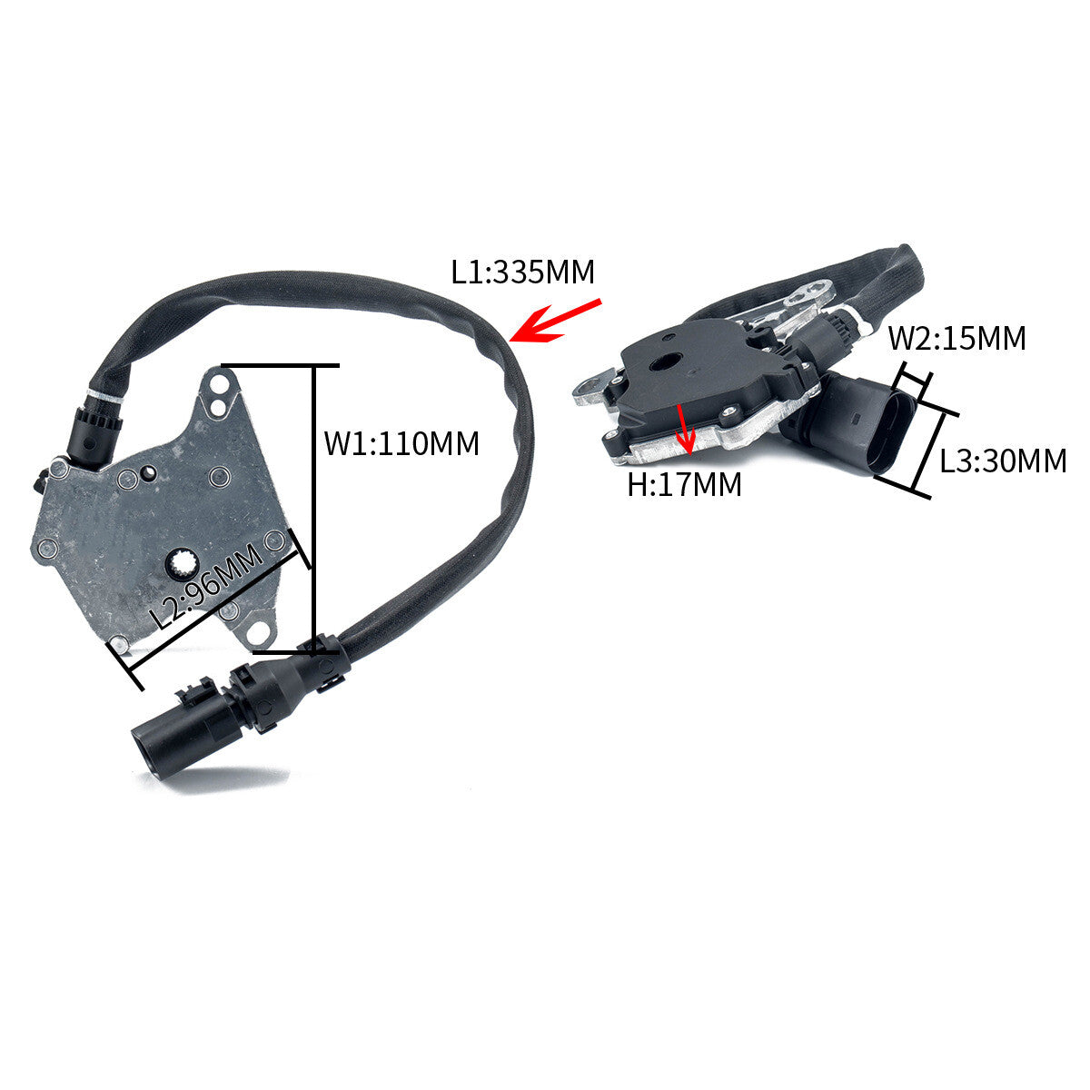 The new transmission range sensor neutral safety switch is suitable for A4, S4, A6, S6, for A8 , and for Passat . n