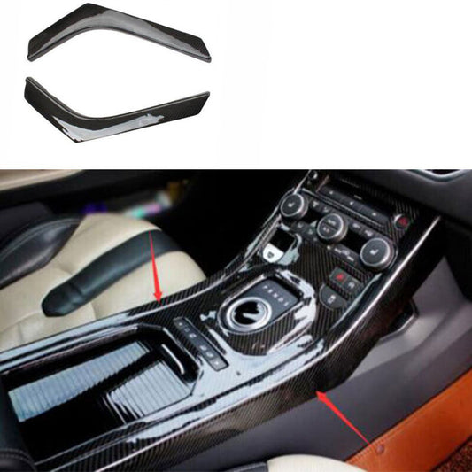 for Range Rover Evoque 2012-2019 ABS Carbon Fiber Console Gear Shift Both Side