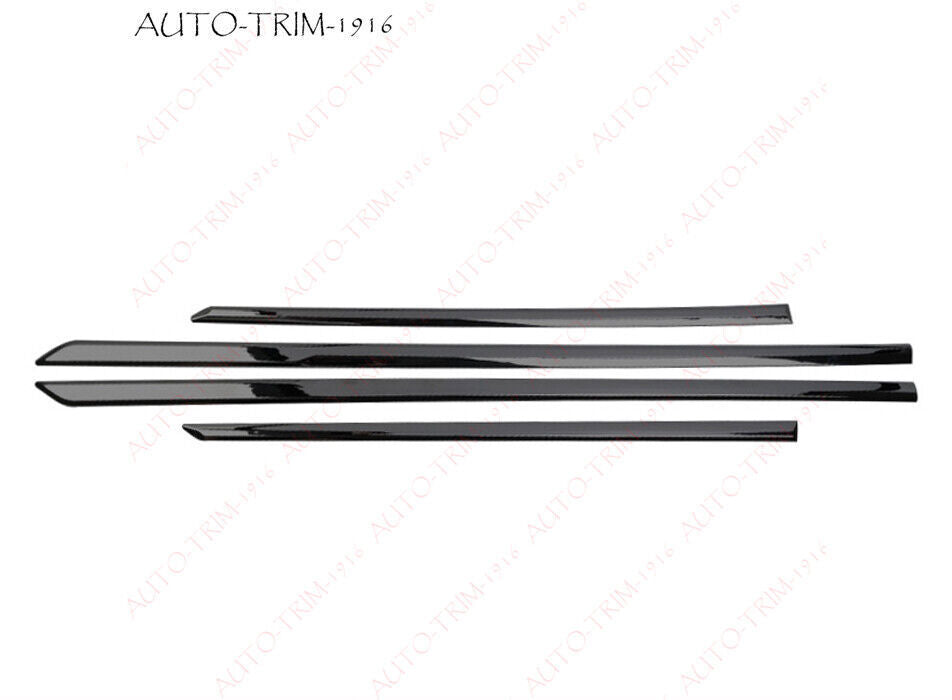 for Cadillac XT5 2017-2023 Black Steel Body Door Sill Side Molding Cover Trim