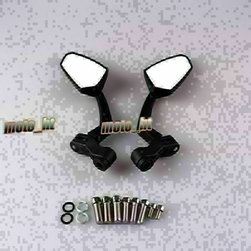 7/8 Handle Bar End Universal Rear View Mirrors Fit for Honda for Yamaha for SUZUKI Black