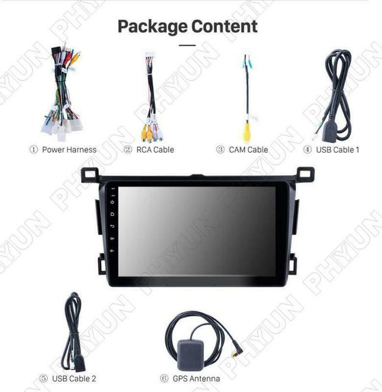 Stereo Radio 9-inch Android 10.0 GPS Navigation Player for 2013-2018 RAV4 n