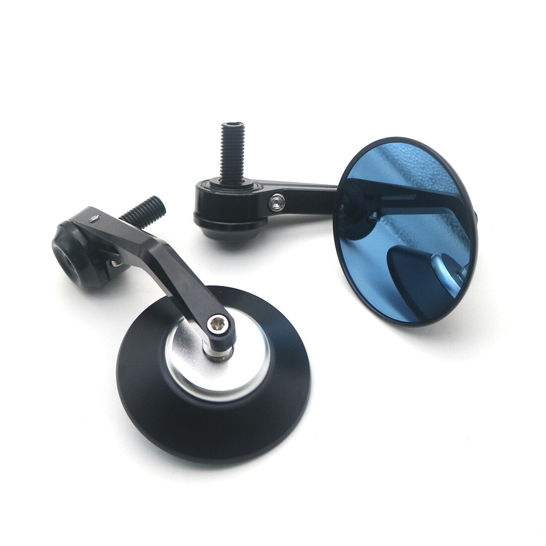 Pair CNC Handlebar end Side Mirror 12mm Bolt-on for BMW R nineT Scrambler Urban Q