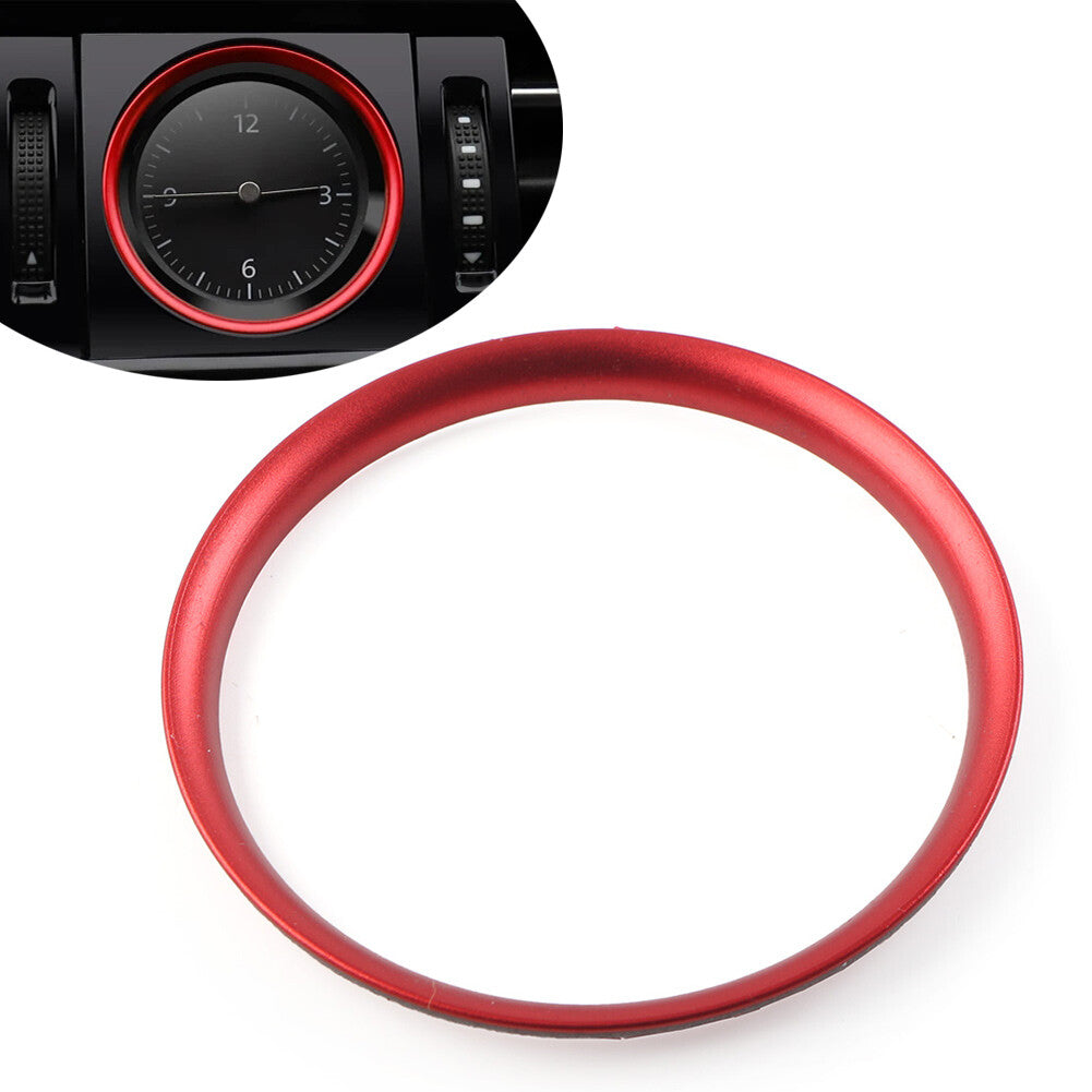 Central Console Clock Frame Ring Trim for VW for Passat B8 2016-2019
