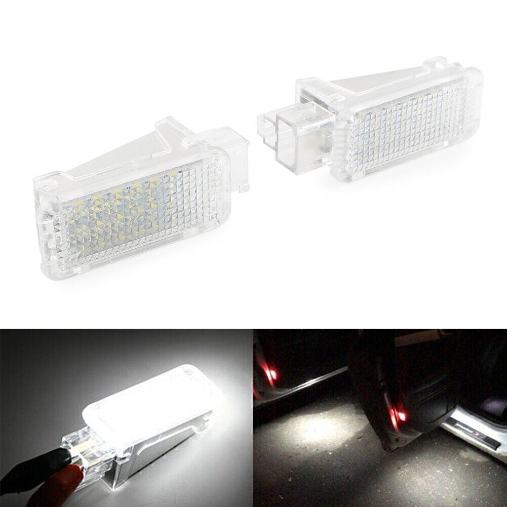 2x LED Courtesy Glove Box Under Door Footwell Light Fit for Audi A3 for Skoda Fabia for VW