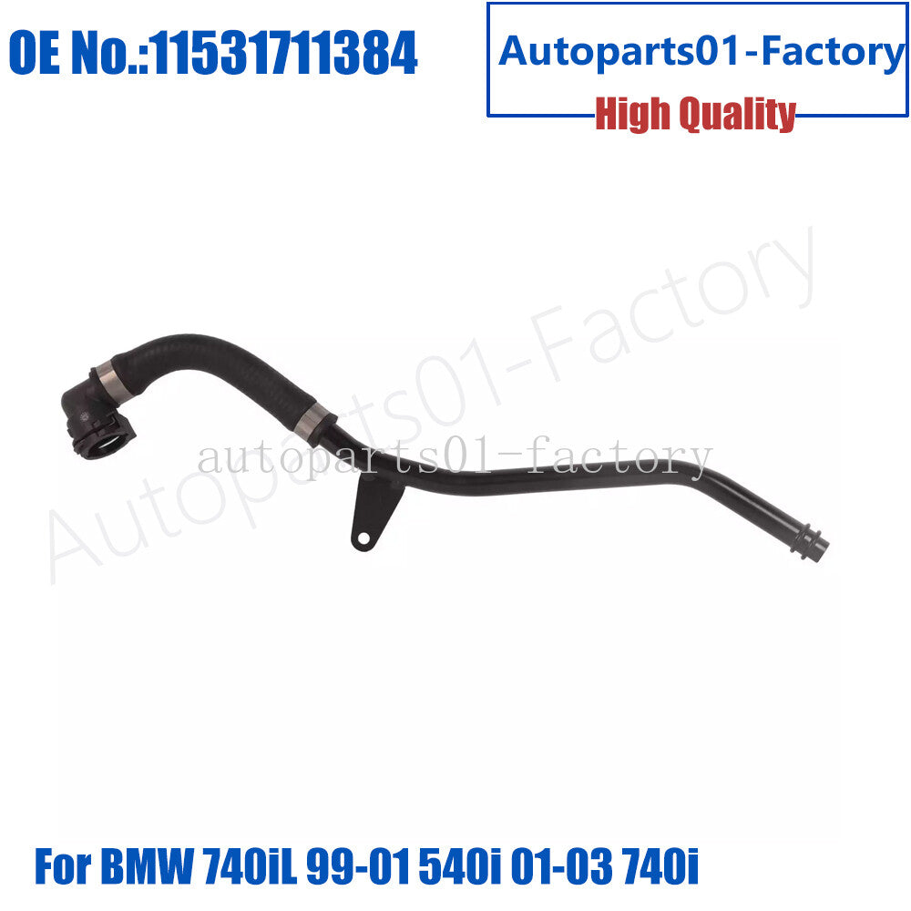 Coolant Water Hose to Cooler Heat Exchanger for BMW 740iL 99-01 540i 01-03 740i