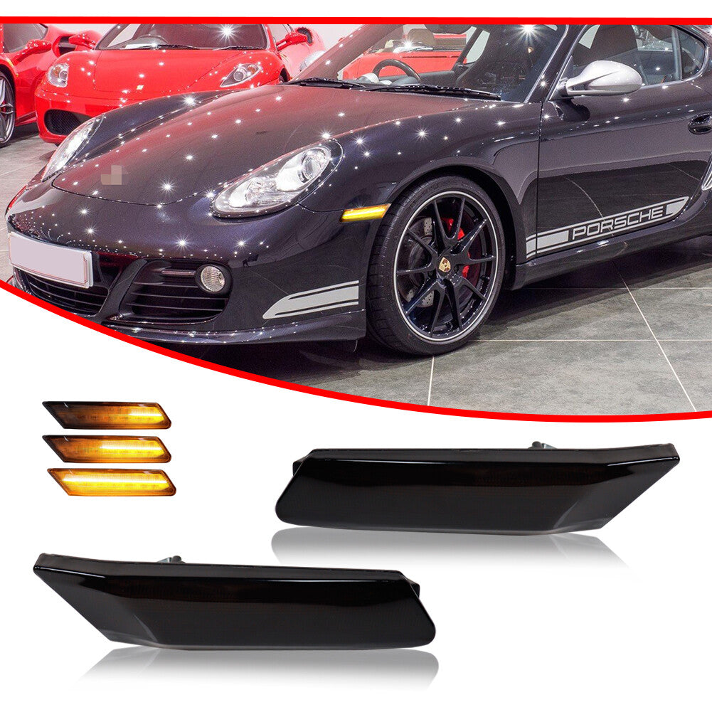 Dynamic/sequential LED front marker light suitable for 05-12 997 987 987C- v