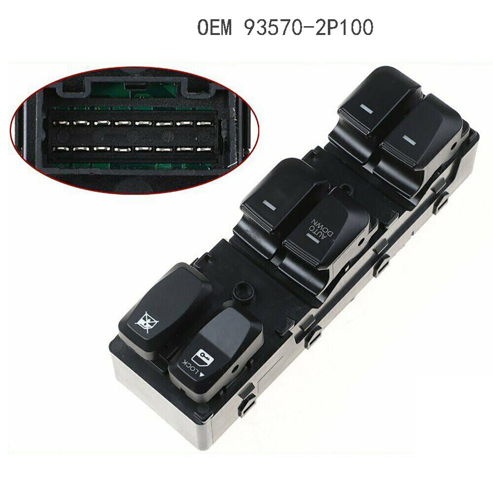 for Kia Sorento 2.4L 3.3L 3.5L 93570-2P100VA US Master Power Window Door Switch