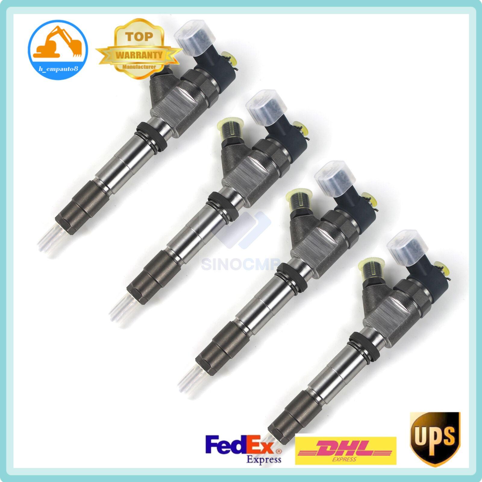 4x Fuel injector 0445120126 for Kobelco SK200-8 SK-8 VA32G6100010 VA32G6100010R