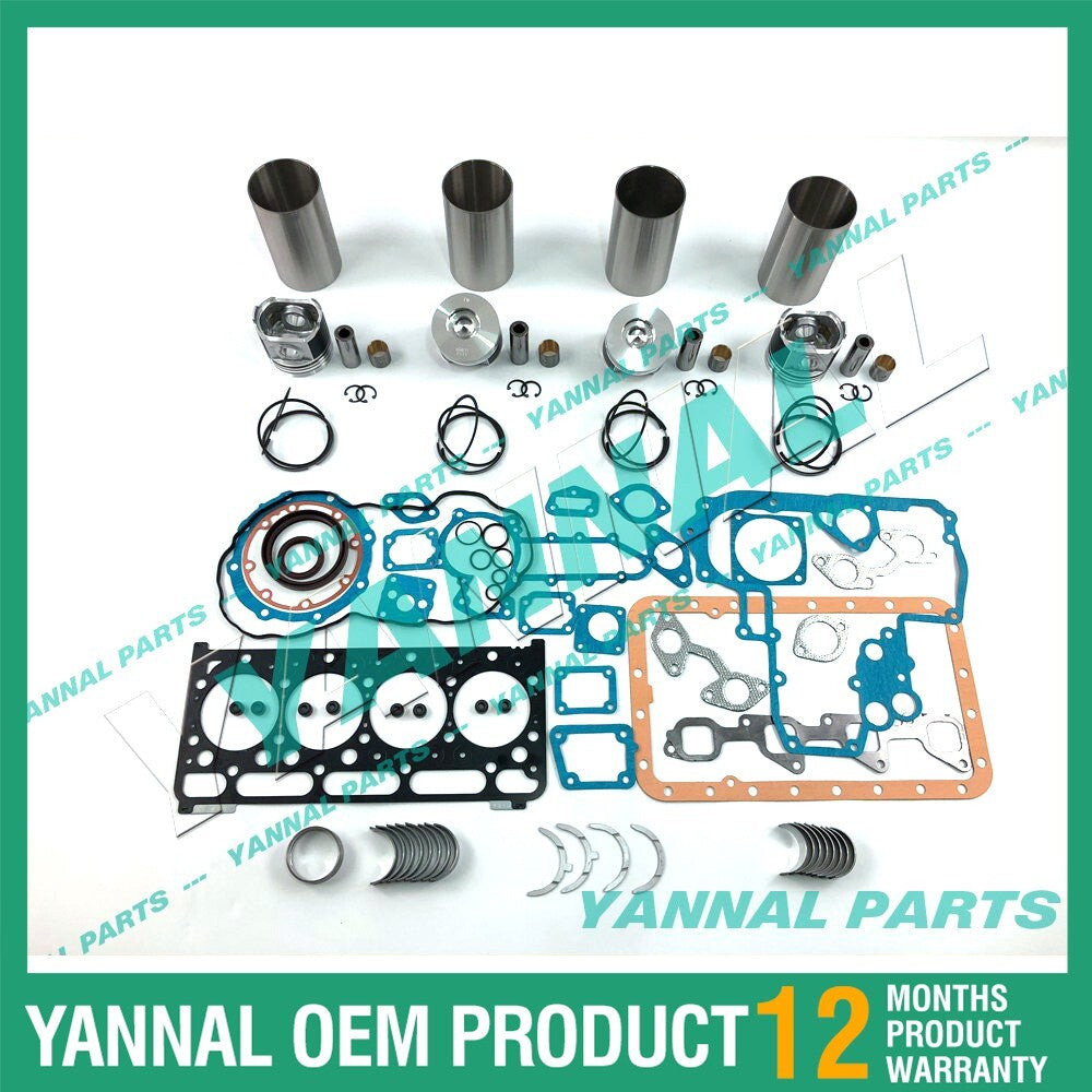 Overhaul and rebuild kit for Kubota engine V2203 1G790-21110 with complete gasket kit