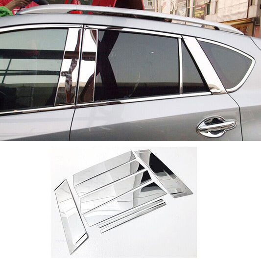 Chrome Pillar Trim for Mazda CX-5 2012-16 Door Cover Mirrored Window Post cover